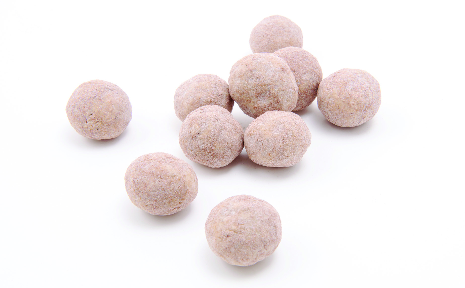 Truffes macadamia chocolat blanc cannelle sans sucre - Maison Lavoisier Bruxelles