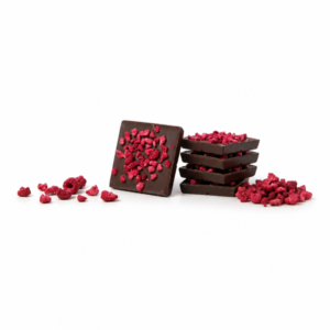 Chocolat noir framboises séchées – Maison Lavoisier Bruxelles