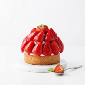 Croûte aux fraises sablé mascarpone – Maison Lavoisier Bruxelles
