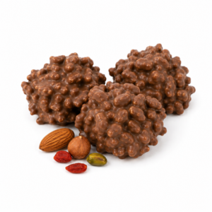 Mendiant chocolat au lait fruits secs – Maison Lavoisier Bruxelles