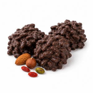 Mendiant chocolat noir fruits secs – Maison Lavoisier Bruxelles