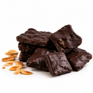 Nougatine amandes chocolat noir – Maison Lavoisier Bruxelles